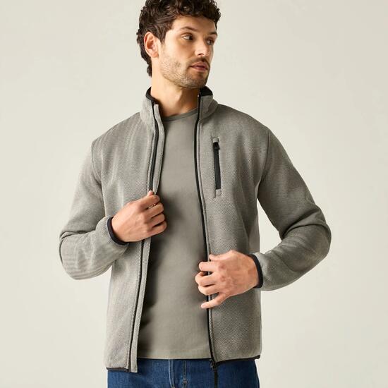 Brayleigh Fleecejacke für Herren mit durchgehendem Reißverschluss