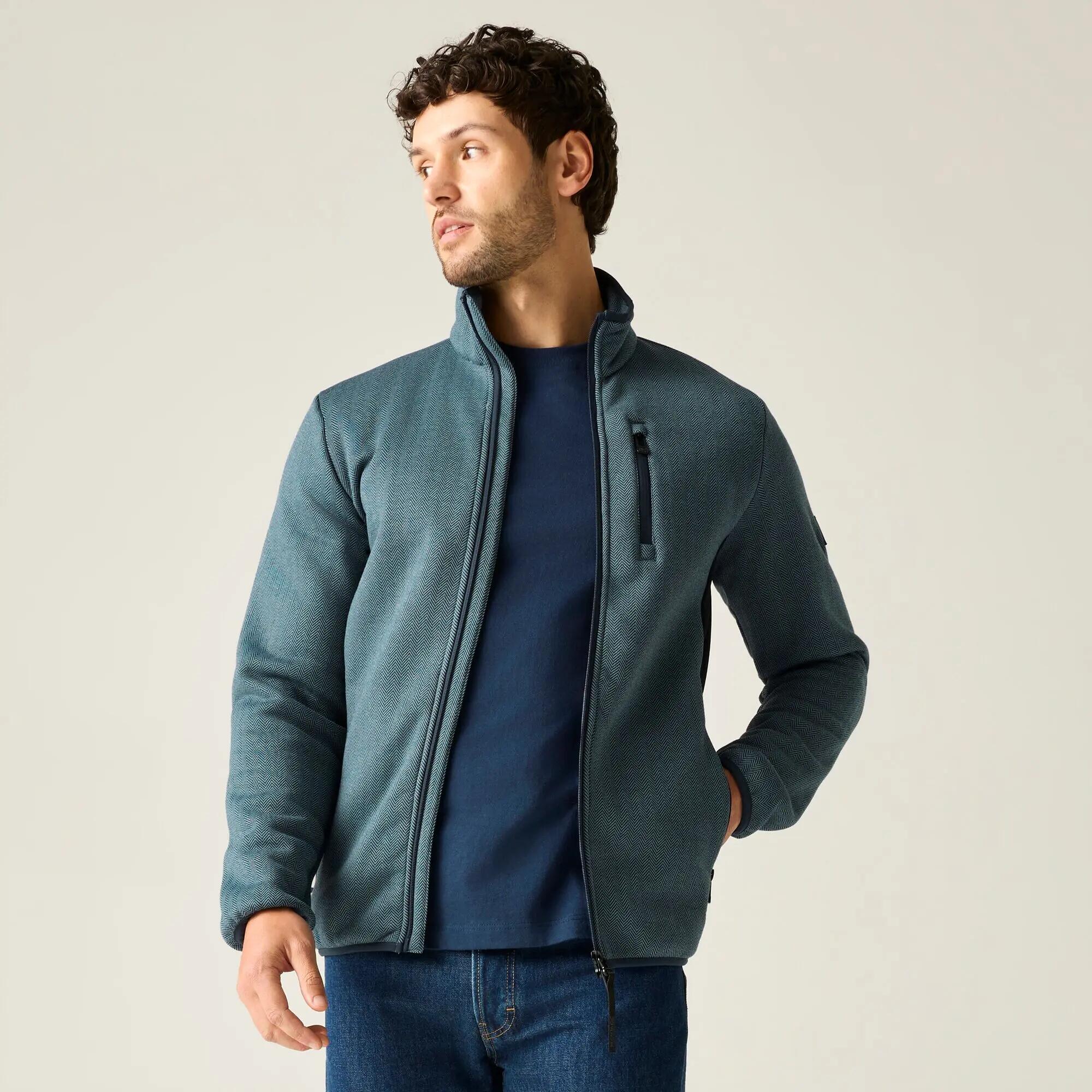 Brayleigh Fleecejacke für Herren mit durchgehendem Reißverschluss 5/11