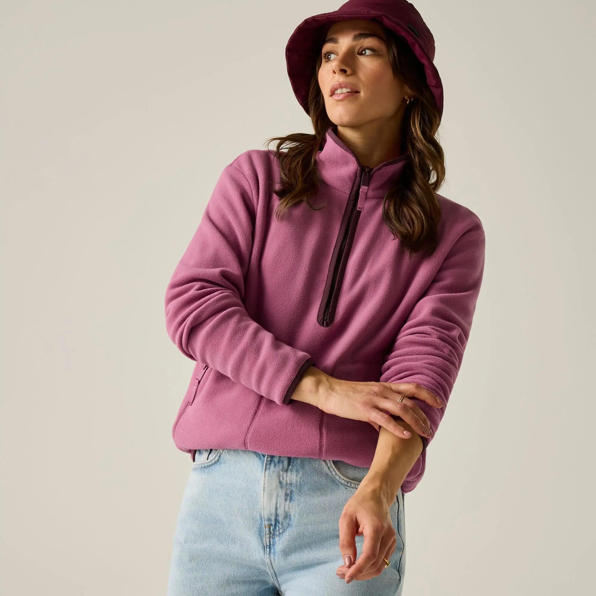 Felpa da donna Frankie con mezza zip 6/11