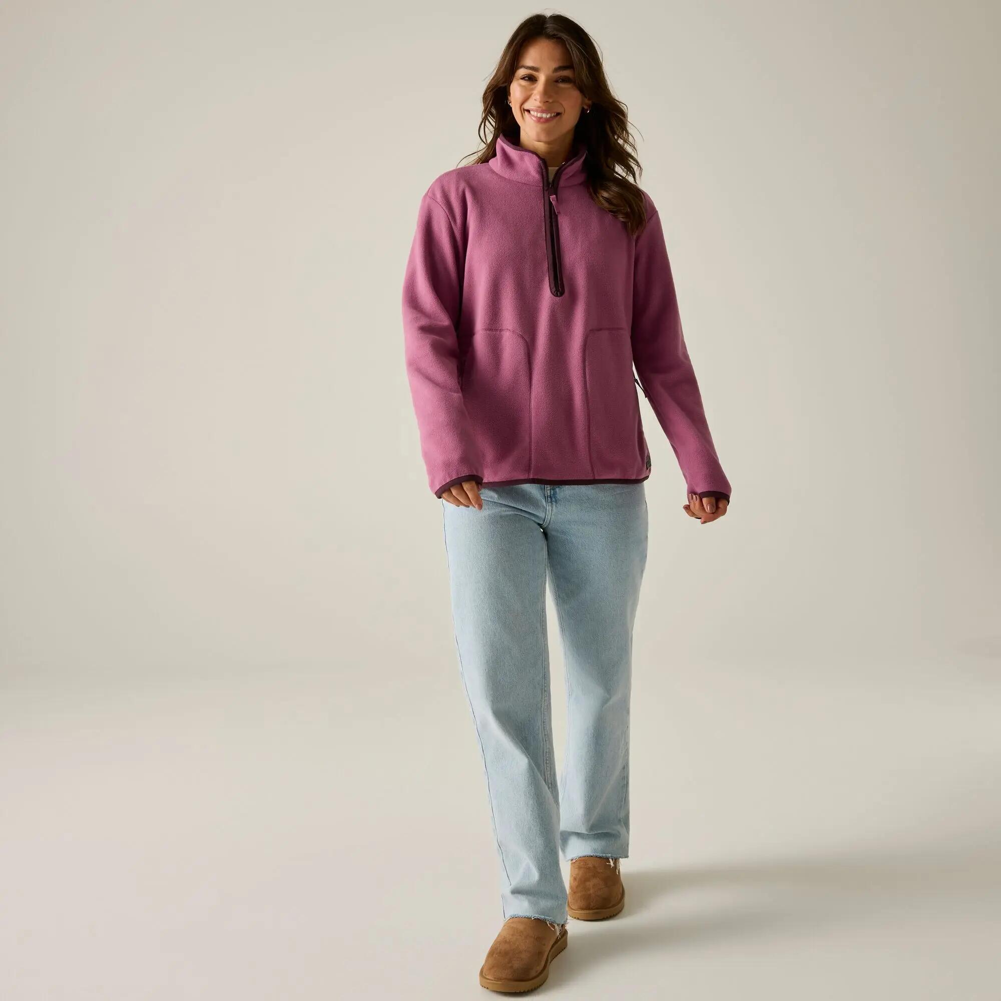 Felpa da donna Frankie con mezza zip 5/11