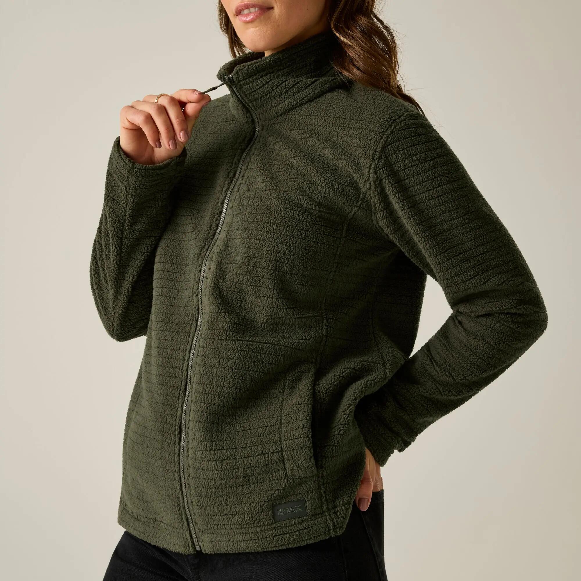 Dames Heidy Fleece met volledige ritssluiting 5/10