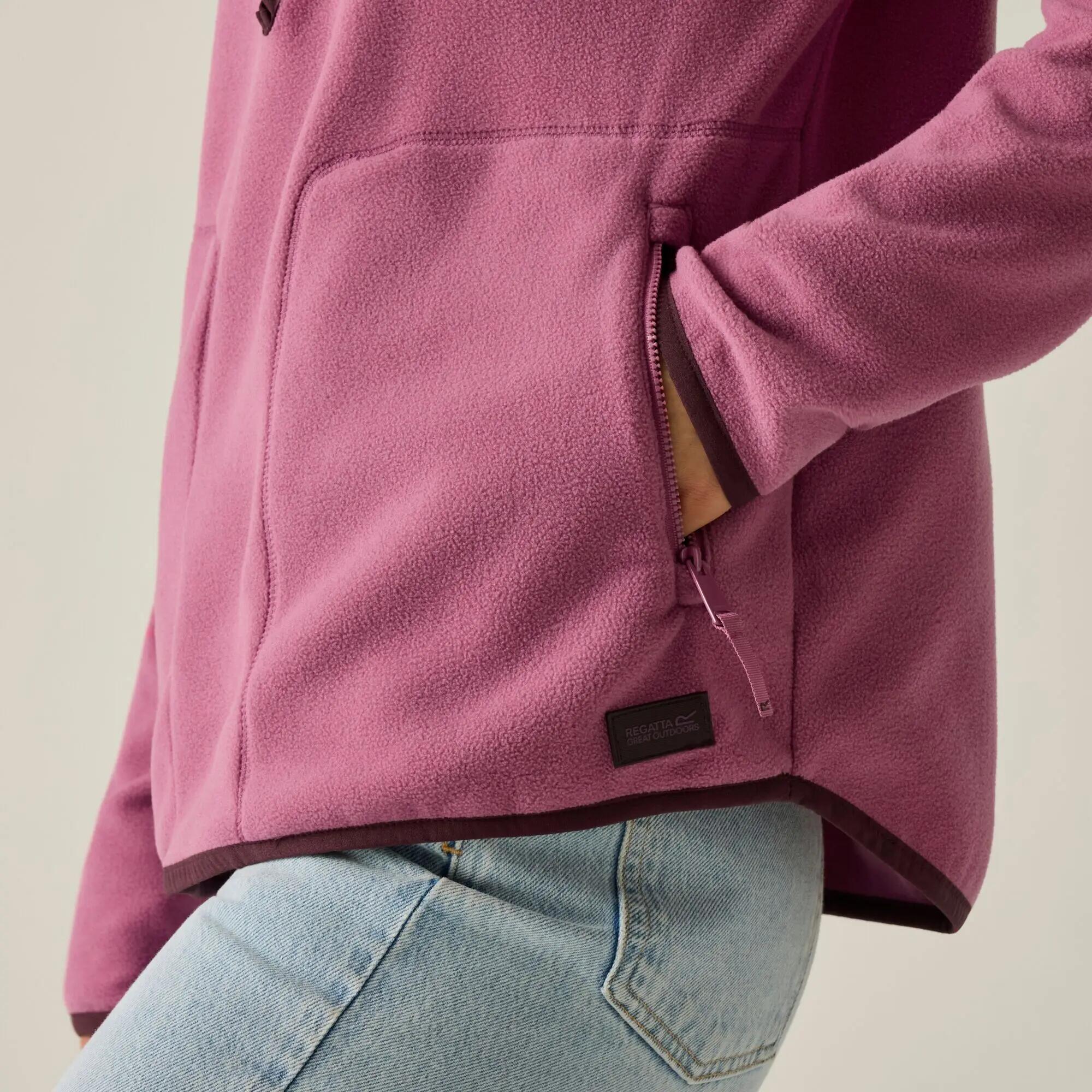 Felpa da donna Frankie con mezza zip 4/11