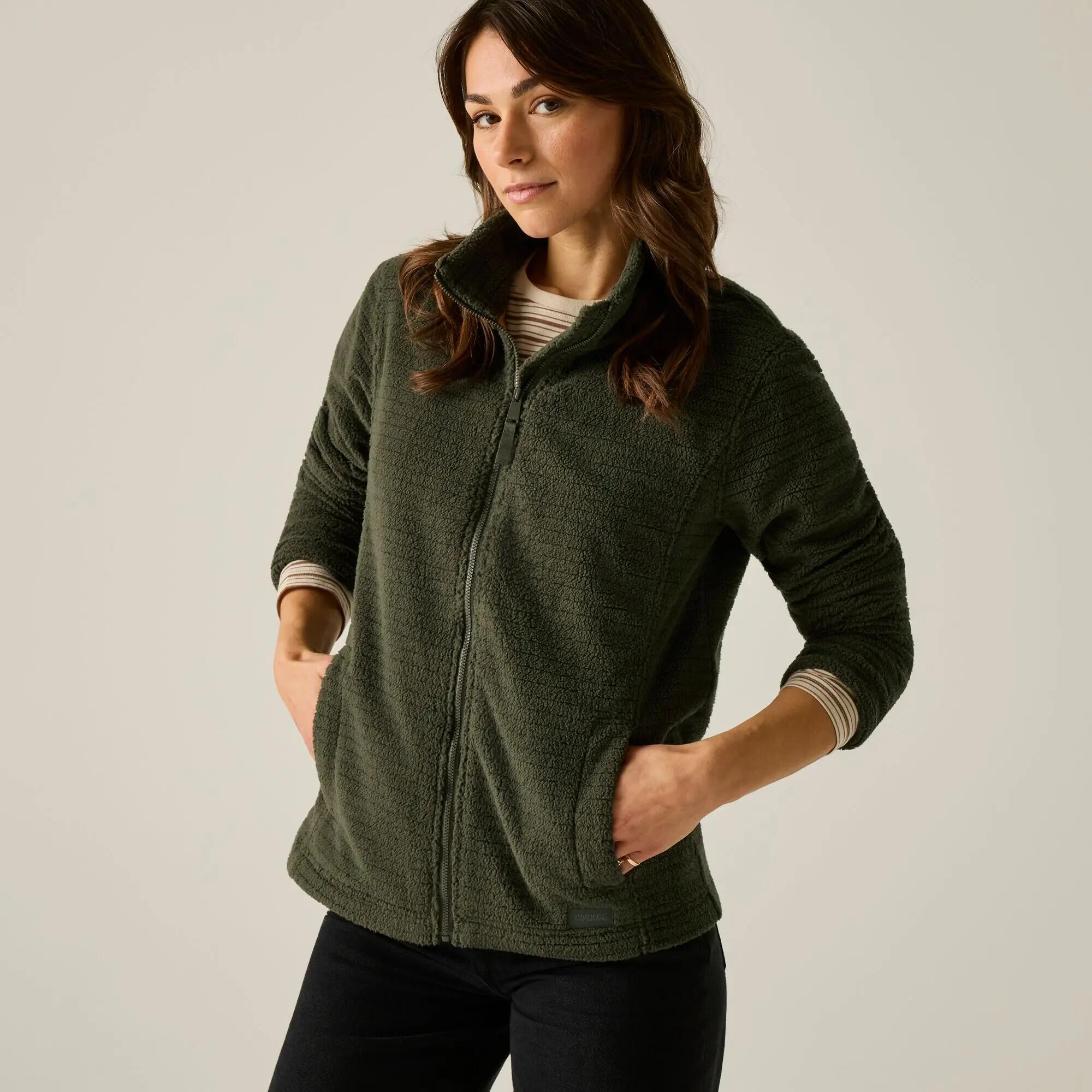 Dames Heidy Fleece met volledige ritssluiting 2/10