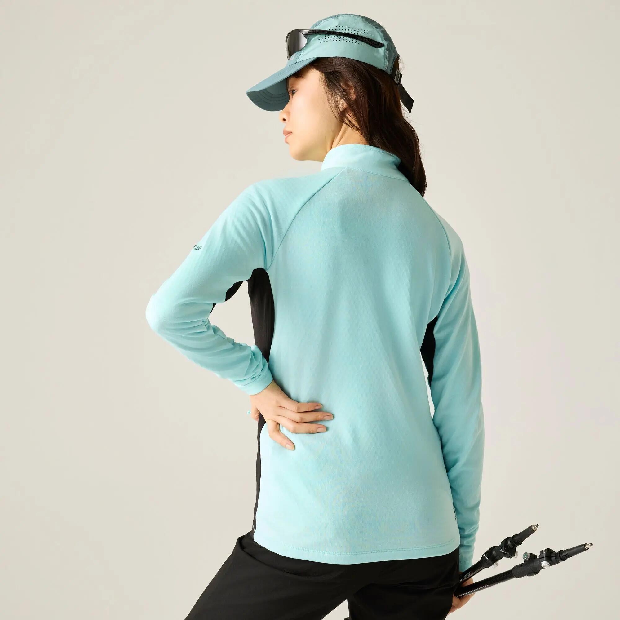 Couche intermédiaire Emerging III femme, extensible et texturée, zip intégral 2/10