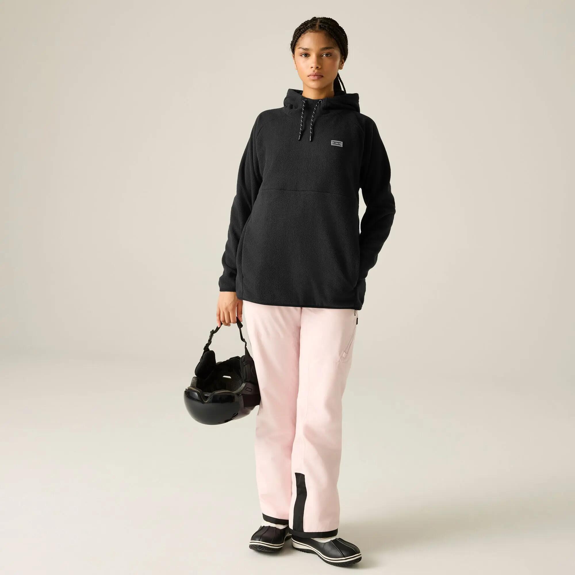 Snowburst casual actieve fleecetrui met capuchon voor dames 3/9