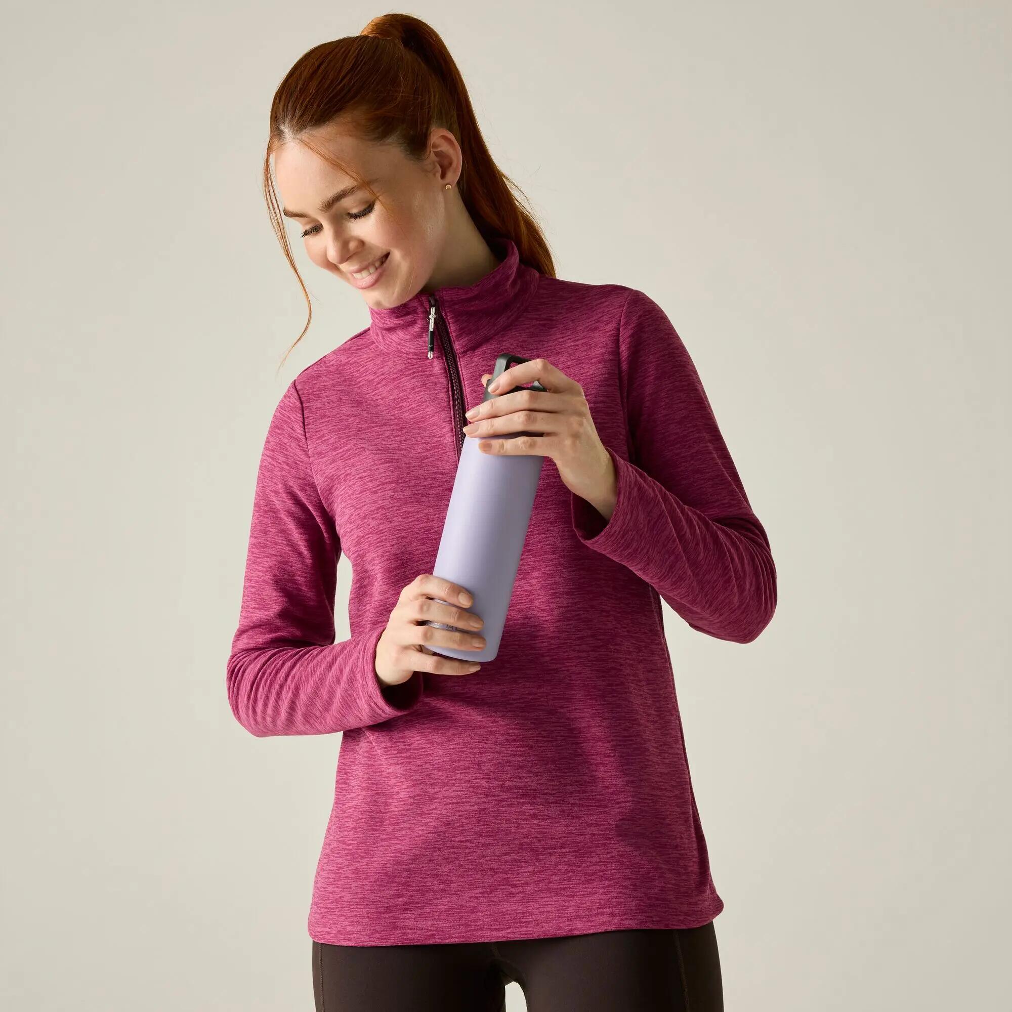 Sweethart Marl Fleece met halve rits voor dames 5/9