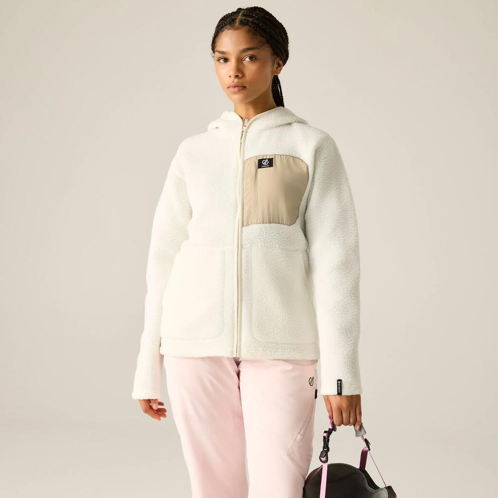 Womens Firn Hooded Borg Fleece