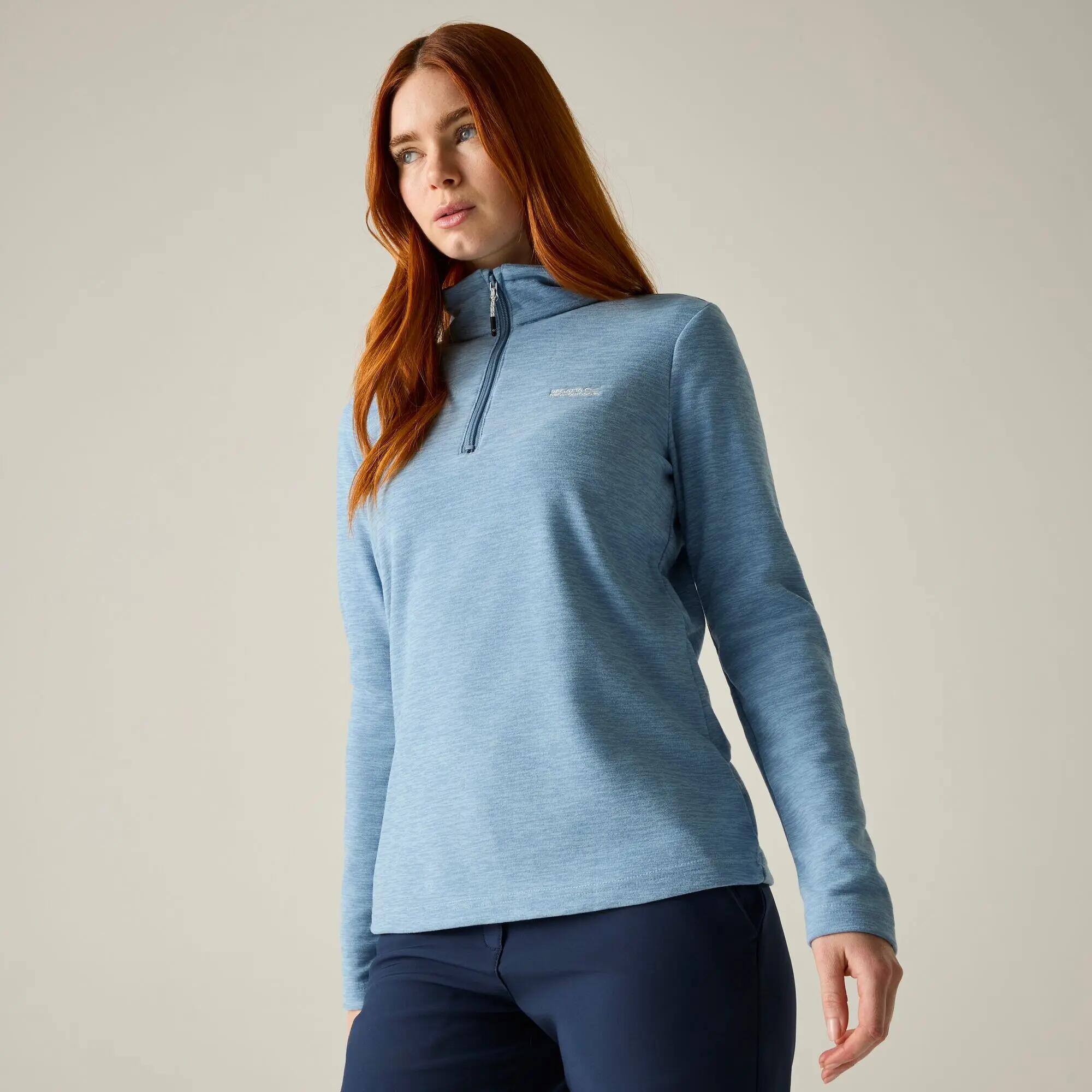 Sweethart Marl Fleece met halve rits voor dames 5/9