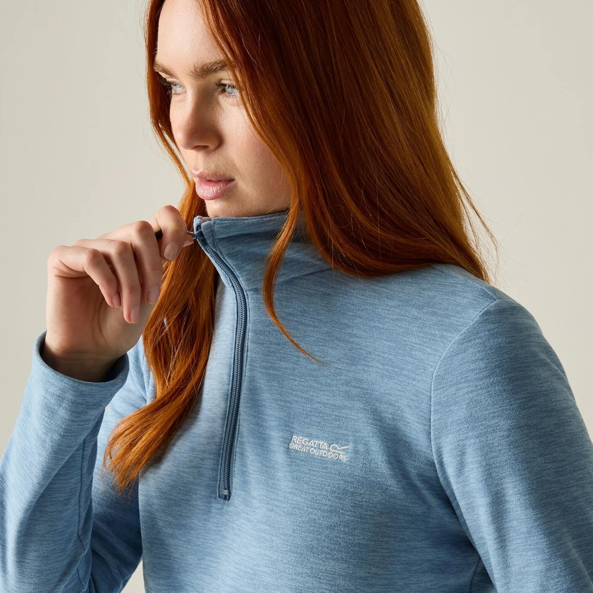 Sweethart Marl Fleece met halve rits voor dames 3/9