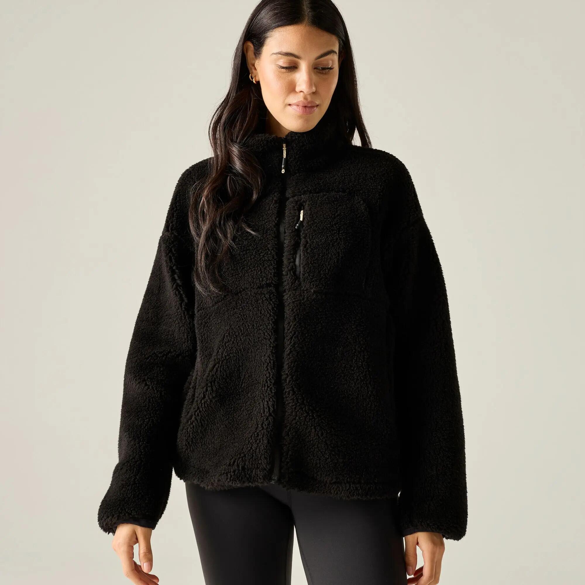 Forro polar Roswind para mujer, resistente al agua y con cremallera completa. 6/10