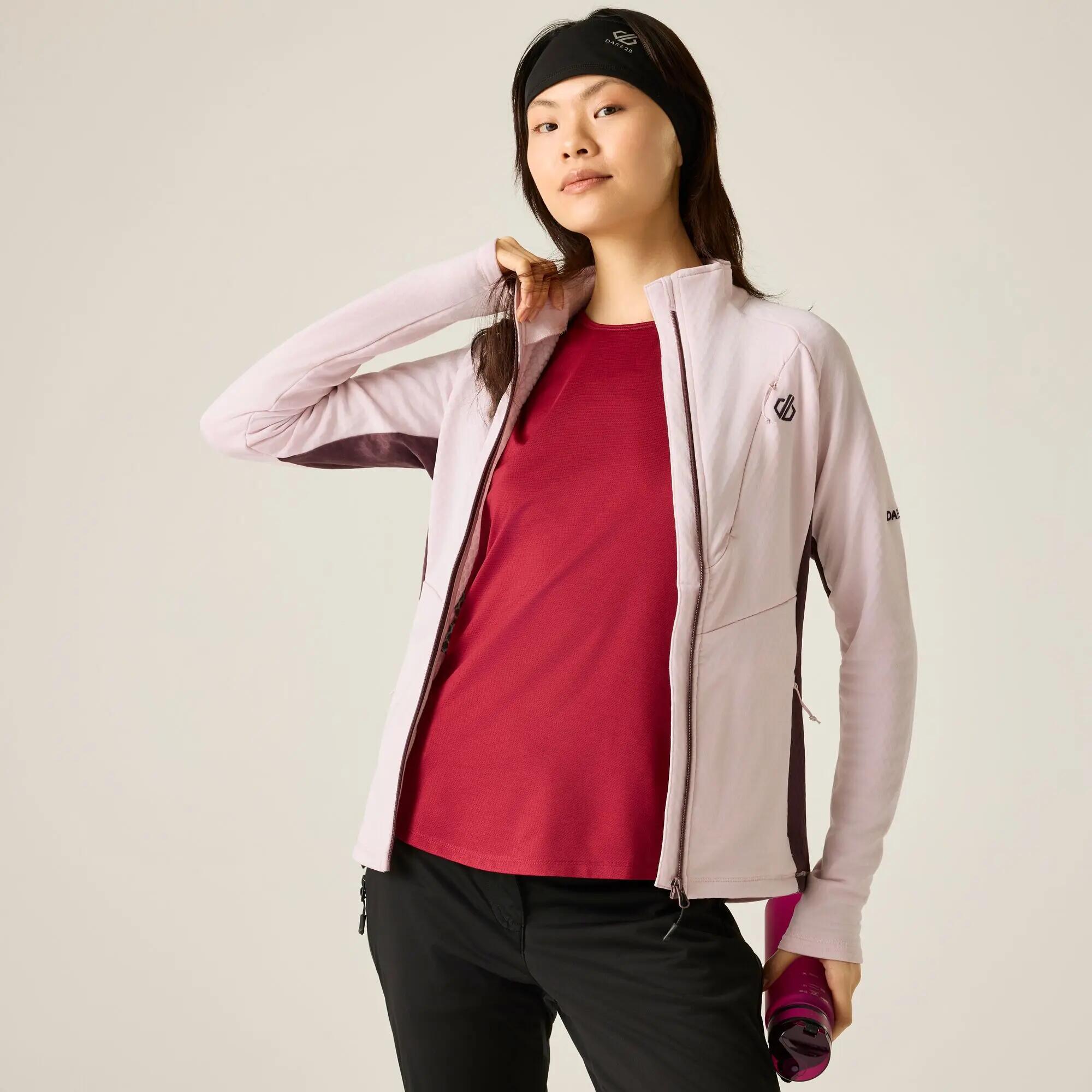 Couche intermédiaire Emerging III femme, extensible et texturée, zip intégral 5/10