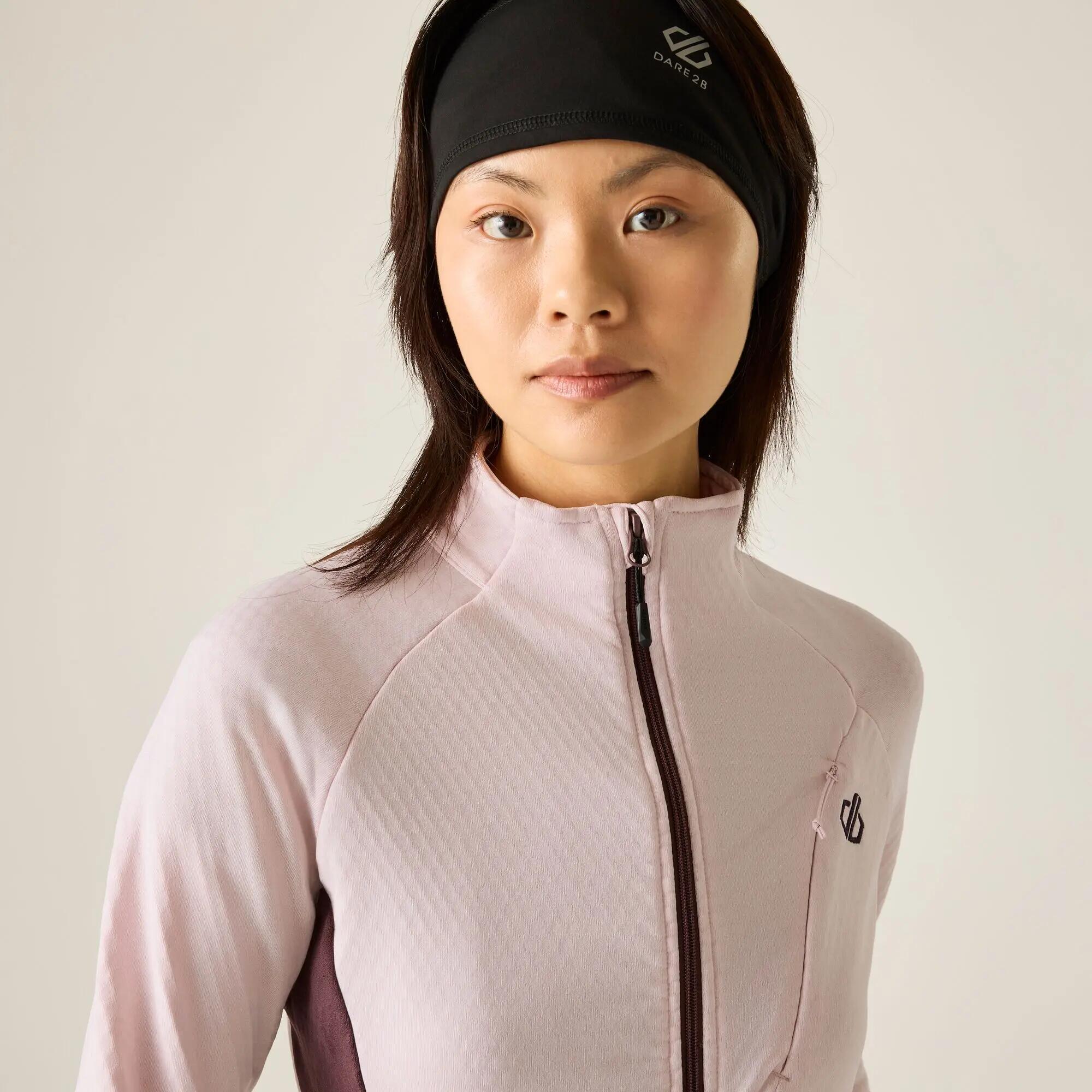Couche intermédiaire Emerging III femme, extensible et texturée, zip intégral 4/10
