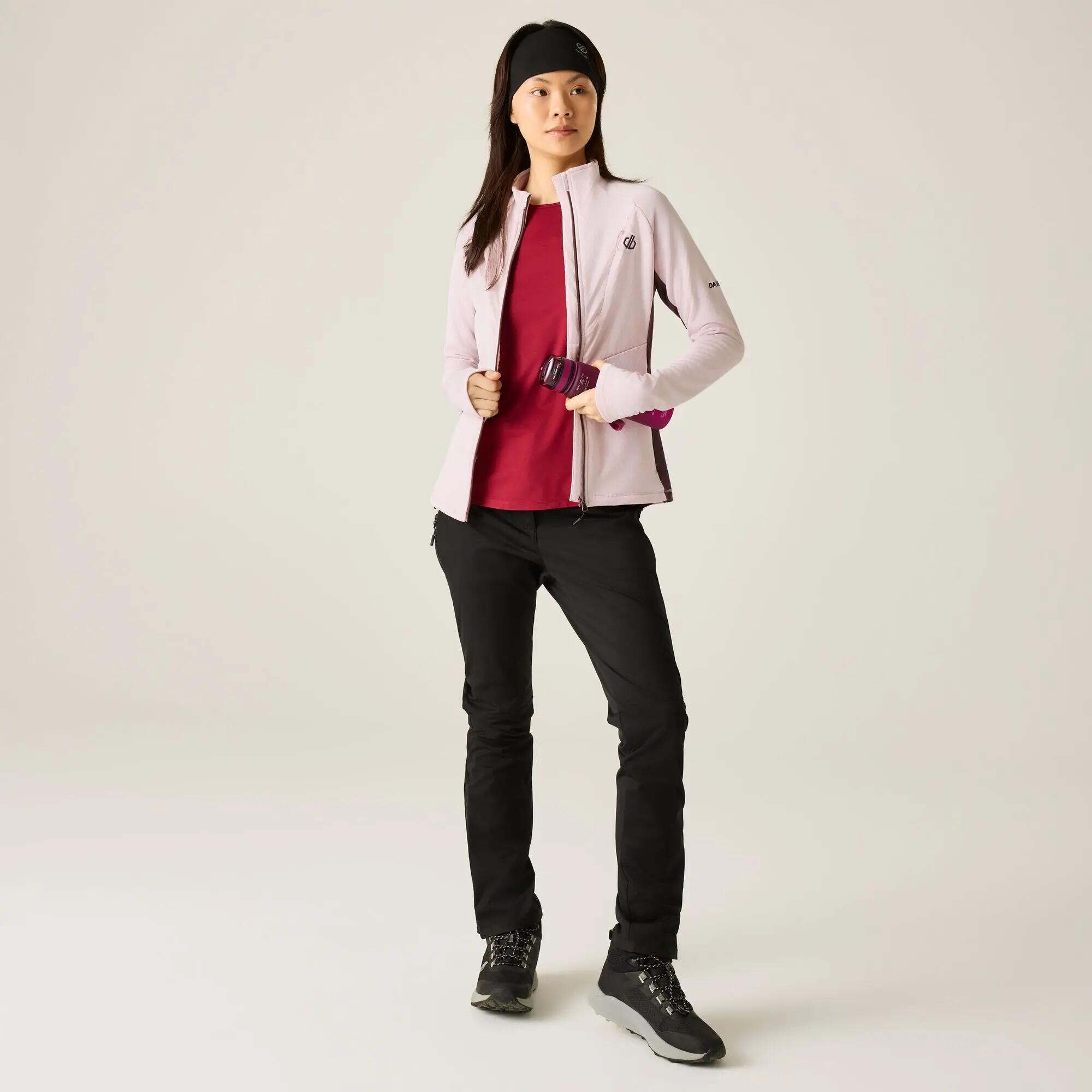 Couche intermédiaire Emerging III femme, extensible et texturée, zip intégral 3/10