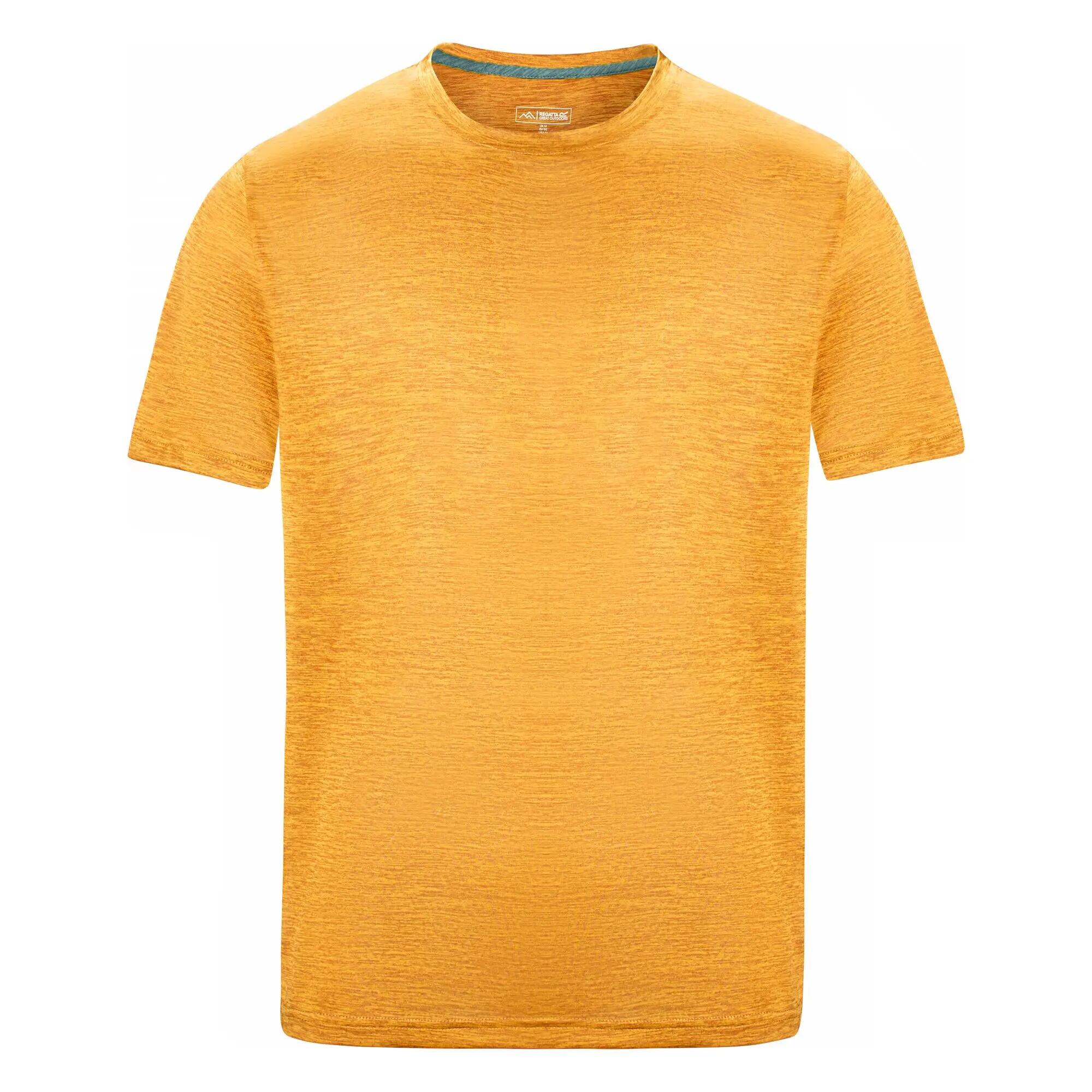 Heren Fingal Edition T-shirt met korte mouwen en gemêleerd patroon 7/10