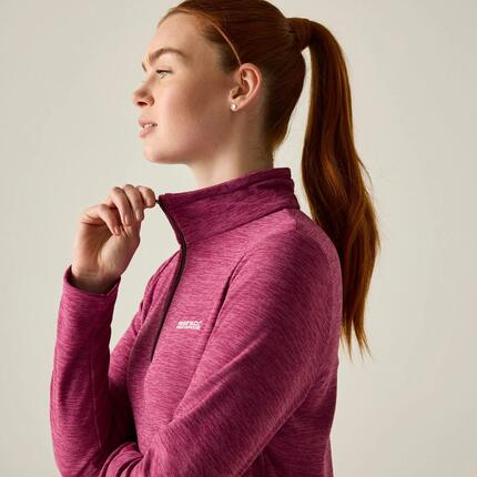 Damen Sweethart Marl Half Zip Fleece
