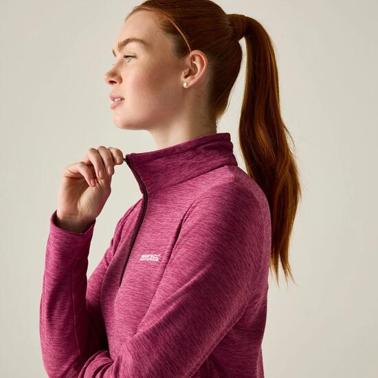 Damen Sweethart Marl Half Zip Fleece