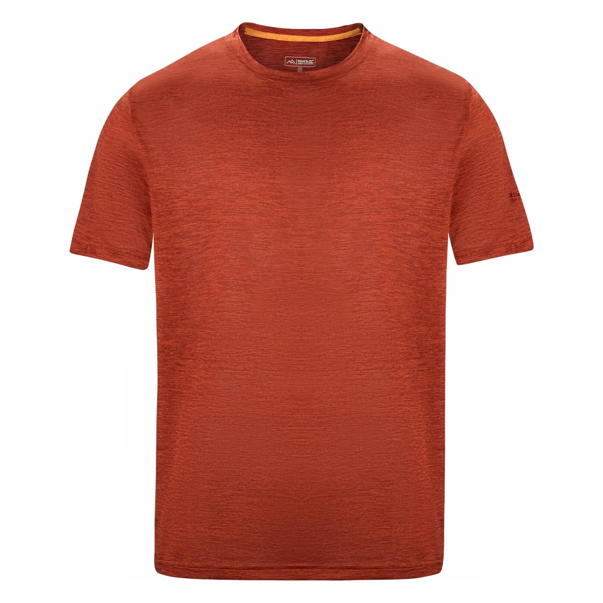 Heren Fingal Edition T-shirt met korte mouwen en gemêleerd patroon 7/10
