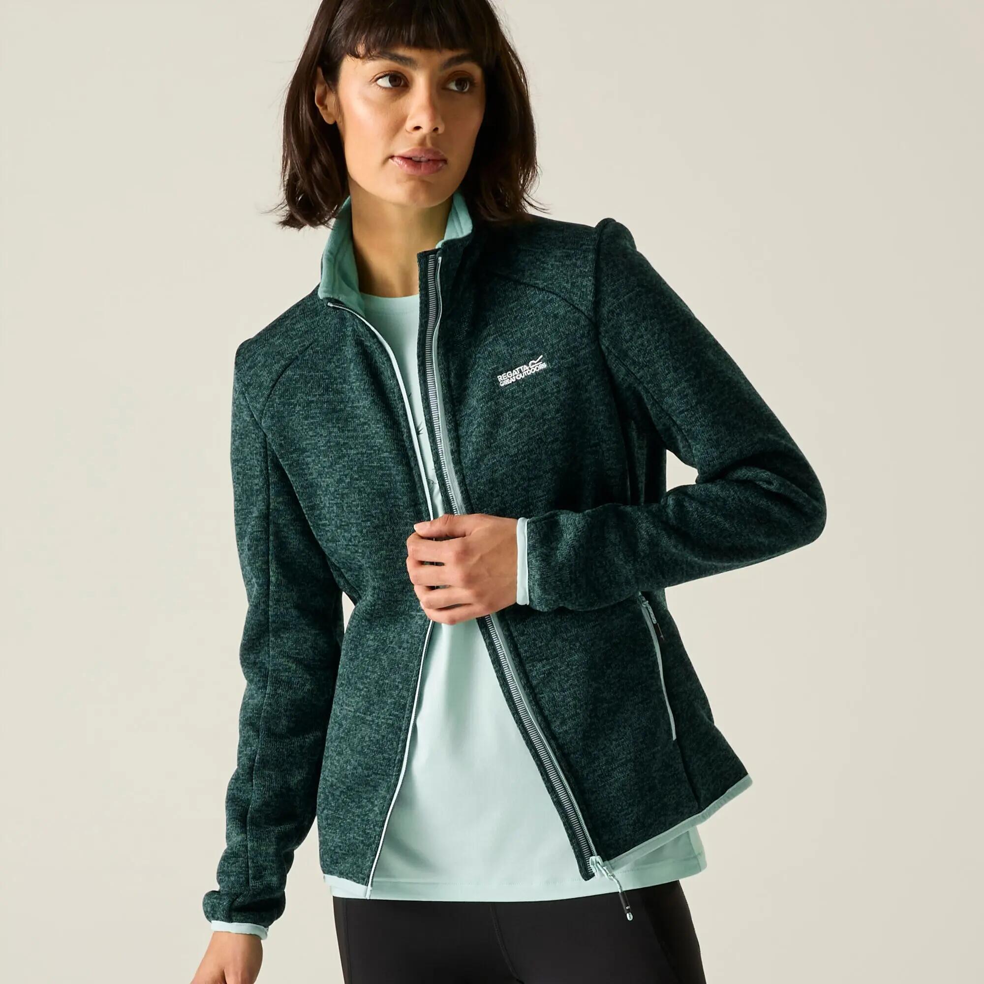 Felpa leggera e attiva con zip completa da donna Newhill 6/10