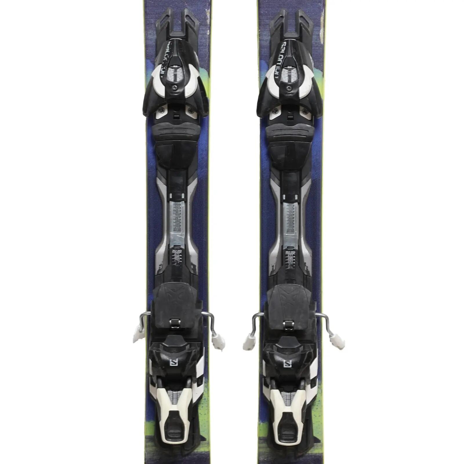 RECONDITIONNE - Ski Salomon Q 85 + Fixations 3/4