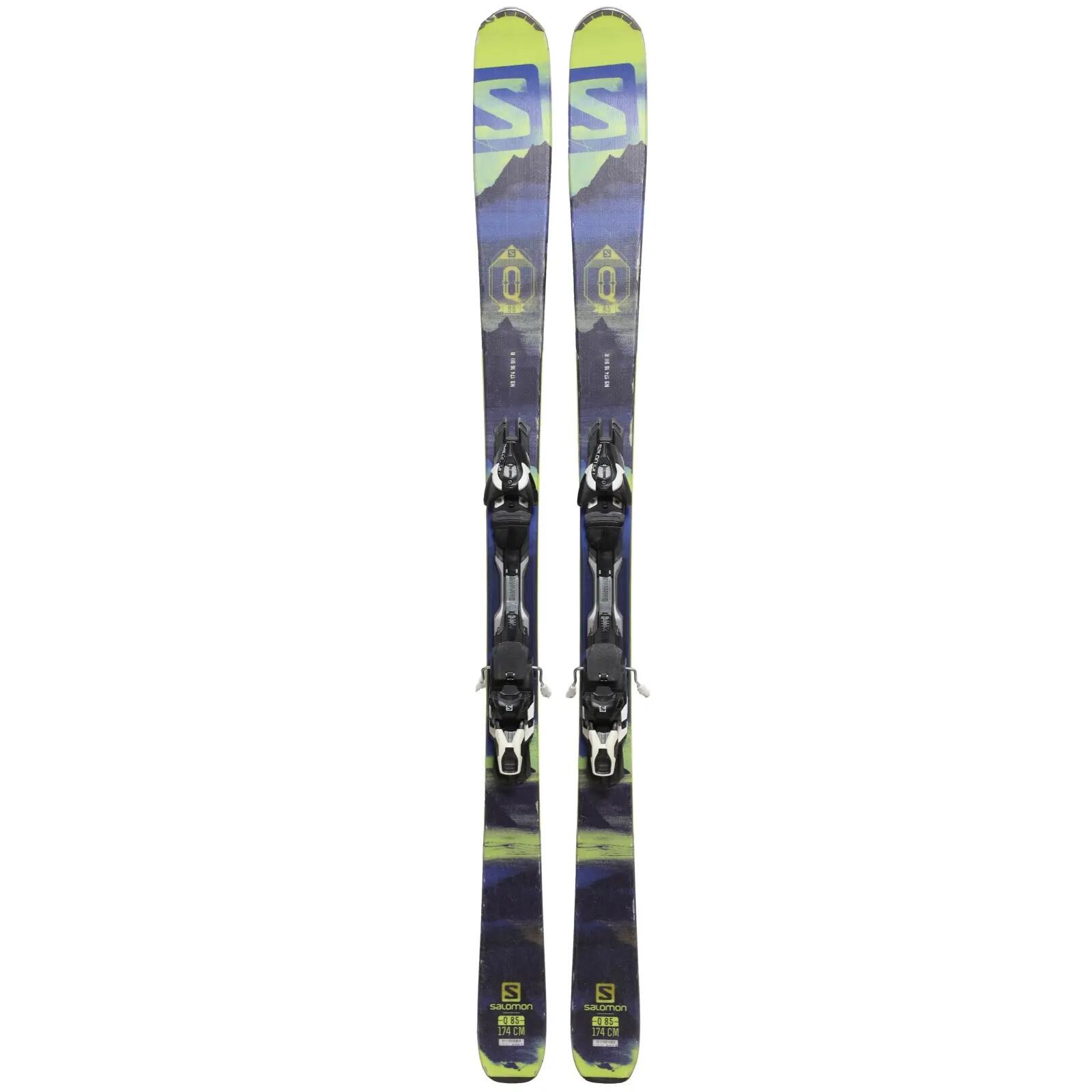 RECONDITIONNE - Ski Salomon Q 85 + Fixations 2/4