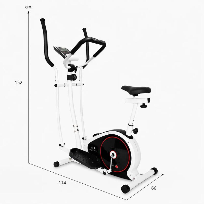 Bicicleta Eliptica Fitness 2in1 Crosstrainer CT4, Christopeit®