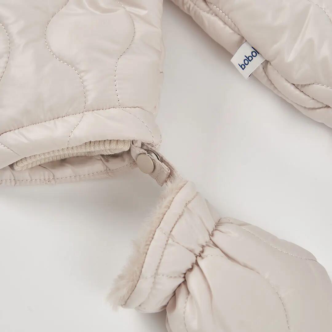 Buzo tejido técnico bebé beige con jirafa 4/4