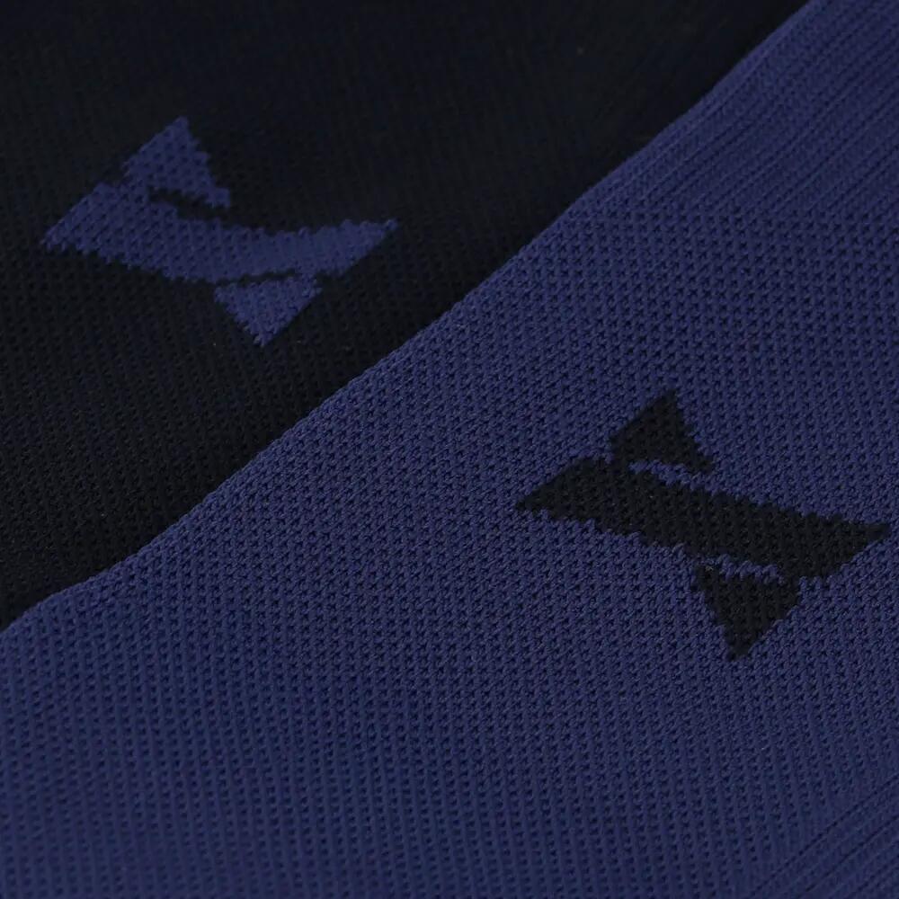Compressie Kuit Sleeves voor Hardlopen Multi Blue 2/4
