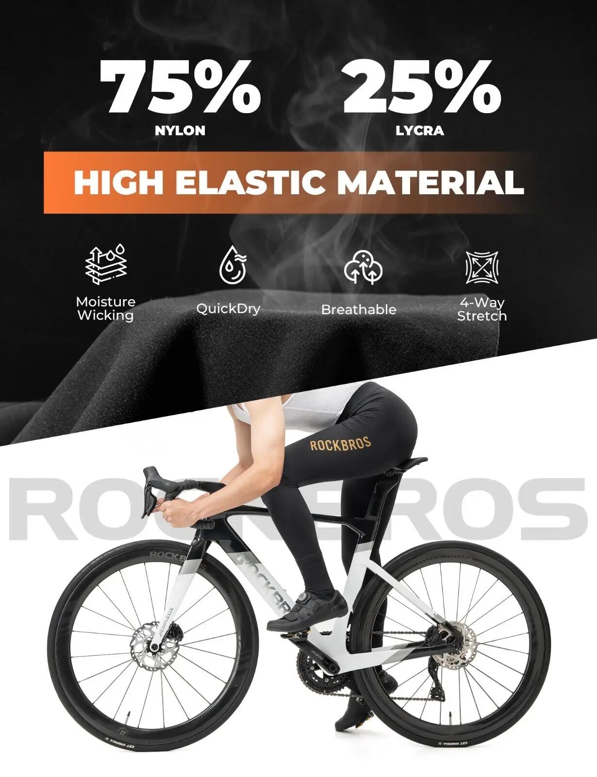 ROCKBROS Radhose Lang Sitzpolster 2/7
