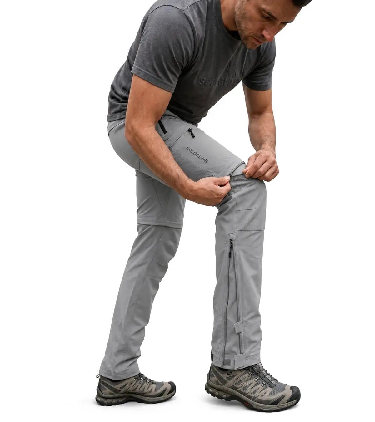 Pantalón Técnico de Montaña Desmontable Rocker Hombre Gris 4/5