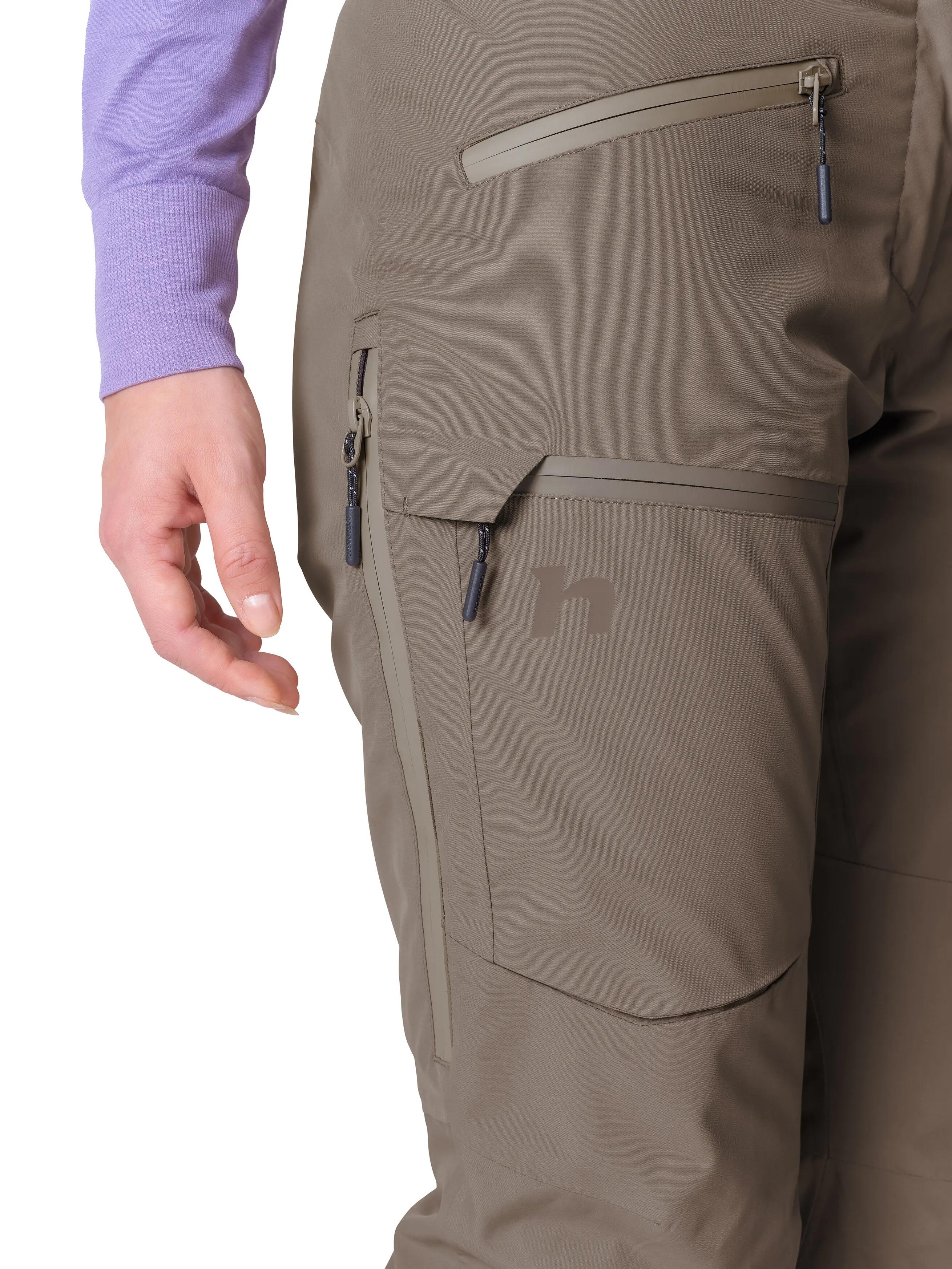 Pantaloni da sci impermeabili e termici da donna Hannah 7/8