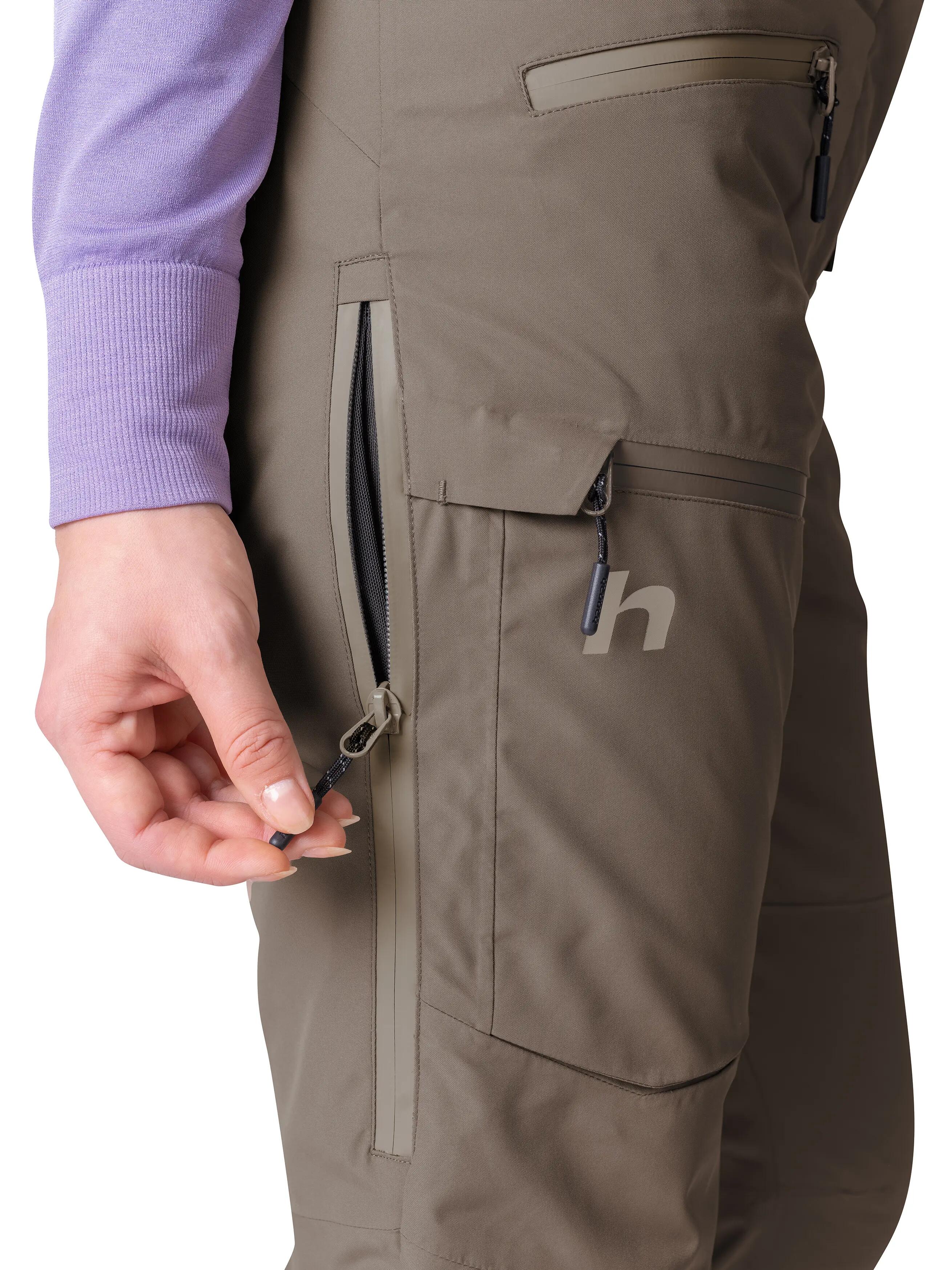 Pantaloni da sci impermeabili e termici da donna Hannah 6/8