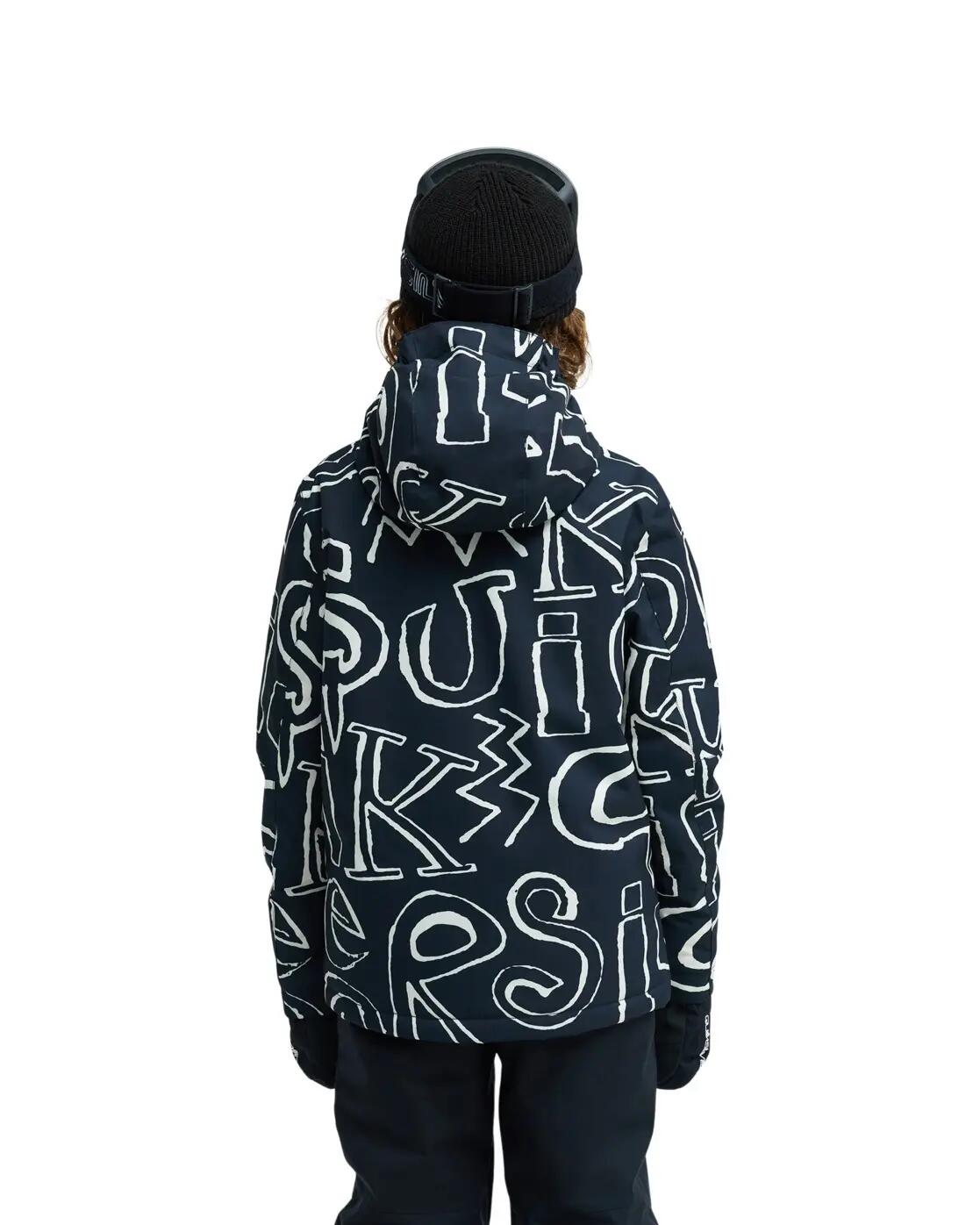 Technisch Snowjack MISSION PRINTED 10K Schwarz Jongens 4-16 2/4
