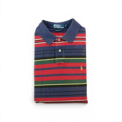 Tweedehands - polo ralph lauren heren korte mouw custom fit - goede staat