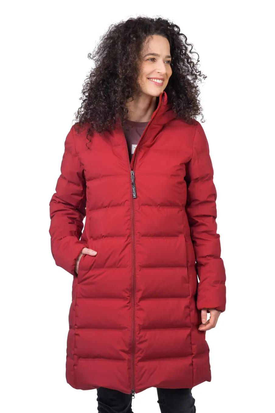 Hannah: winterjas voor dames met donsvulling 6/8