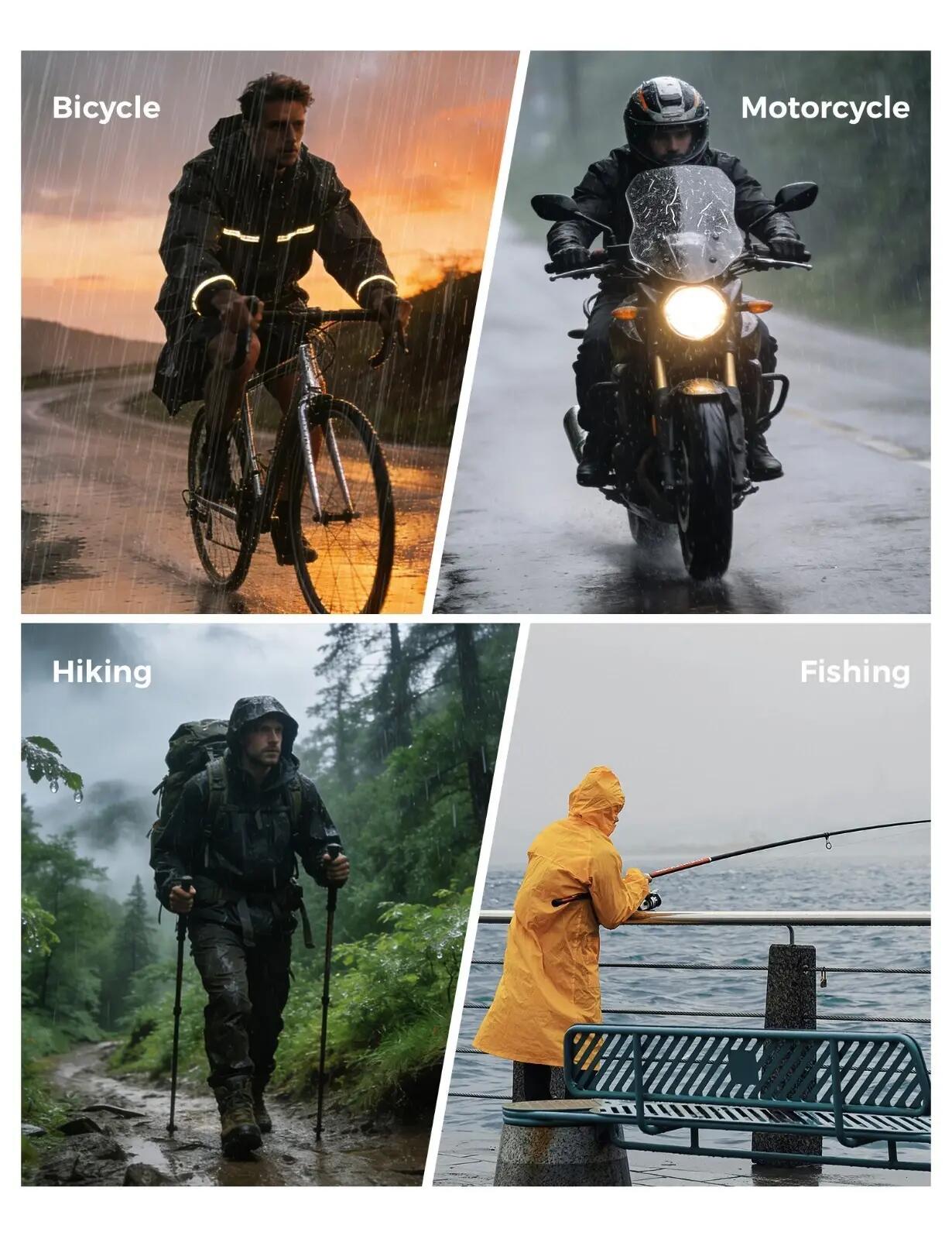 ROCKBROS Fahrrad Regenhose Wasserdicht 6/7