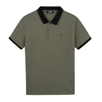 Polo Kaki Homme TBS Lierre