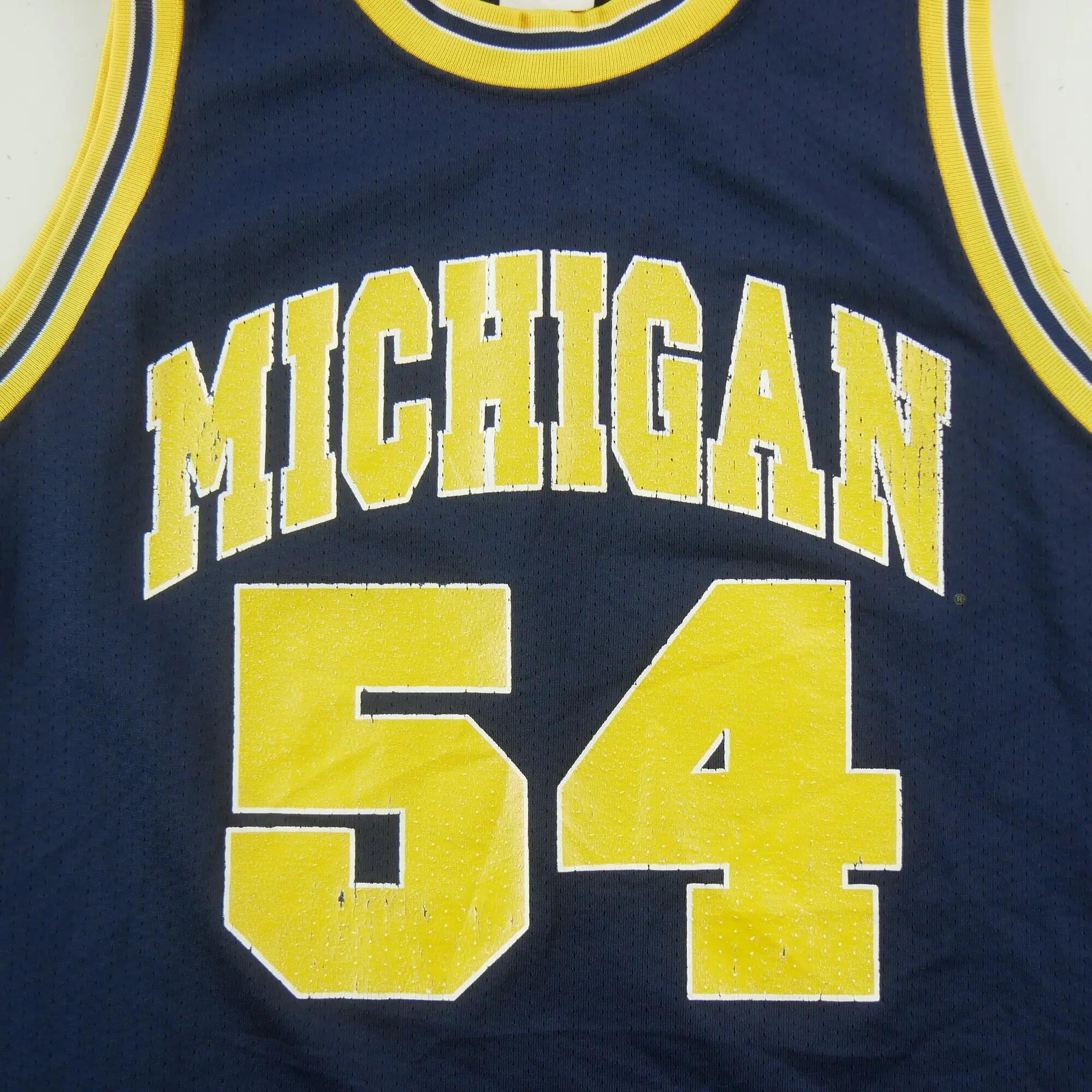 Segunda Vida - Maillot hombre Majestic NCAA Michigan 54 - Muy Bueno 3/6