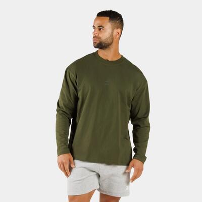 Zeuz basis comfort shirt met lange mouwen – heren – zwart – maat l