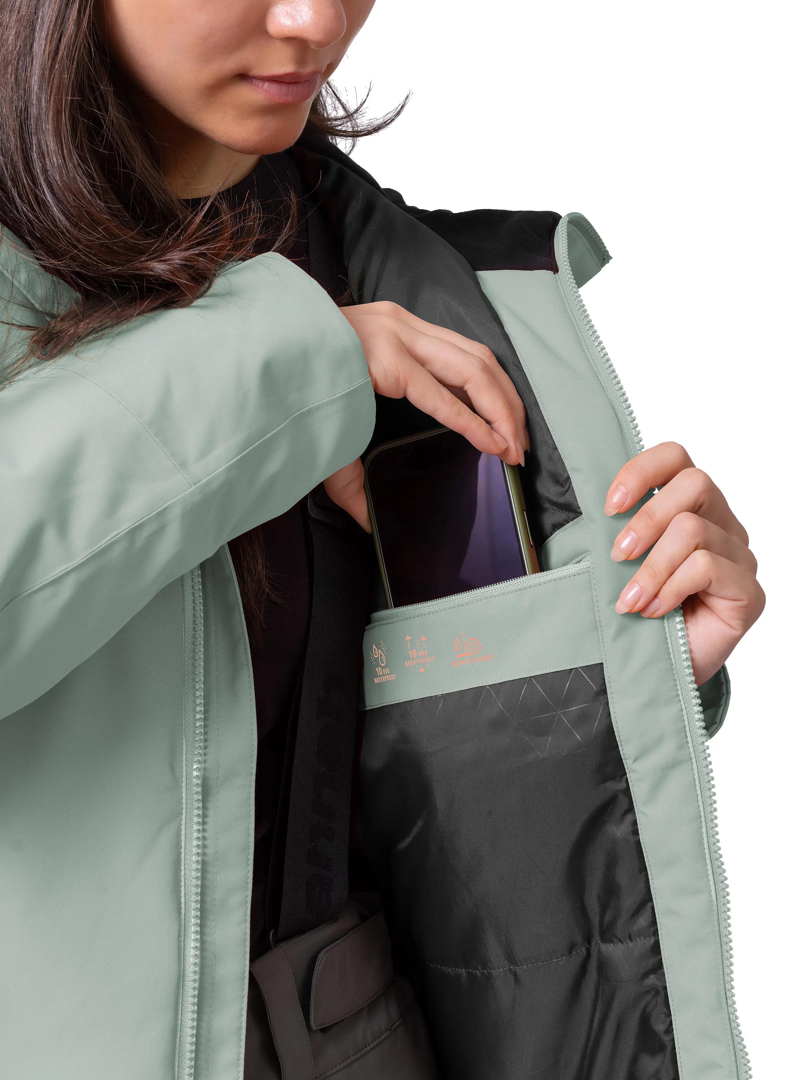 Wasserdichte, isolierte Damen-Skijacke „Hannah“ 7/11