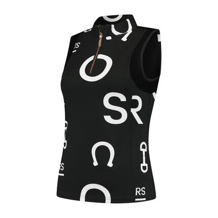 Maillot équitation d'entraînement femme Mrs. Ros Jet Set Logo