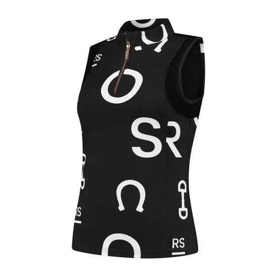 Maillot équitation d'entraînement femme Mrs. Ros Jet Set Logo