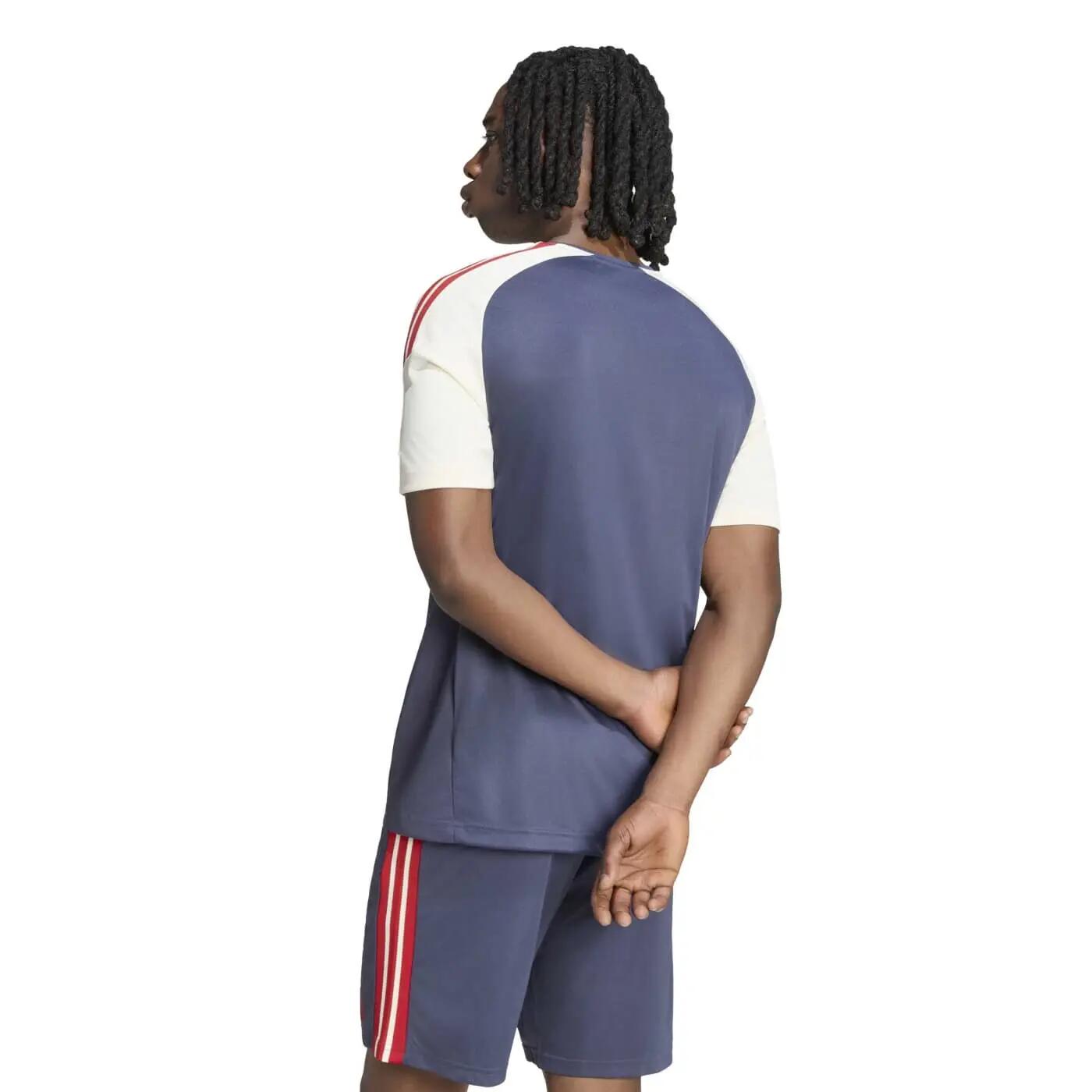 Camiseta Adidas Performance France Rugby Azul y beige 4/7