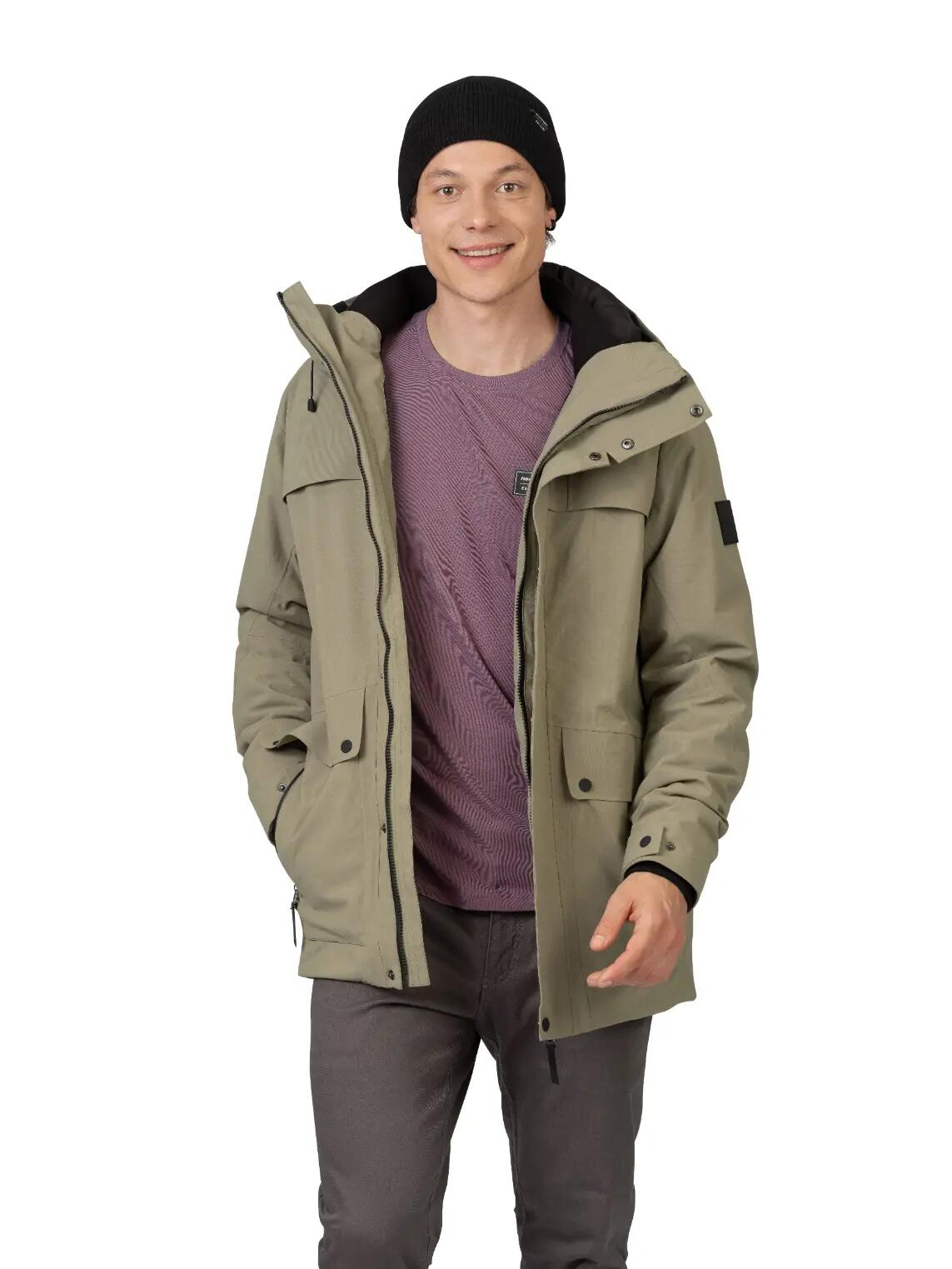 Casaco de inverno impermeável e com isolamento térmico para homem Hannah 8/8