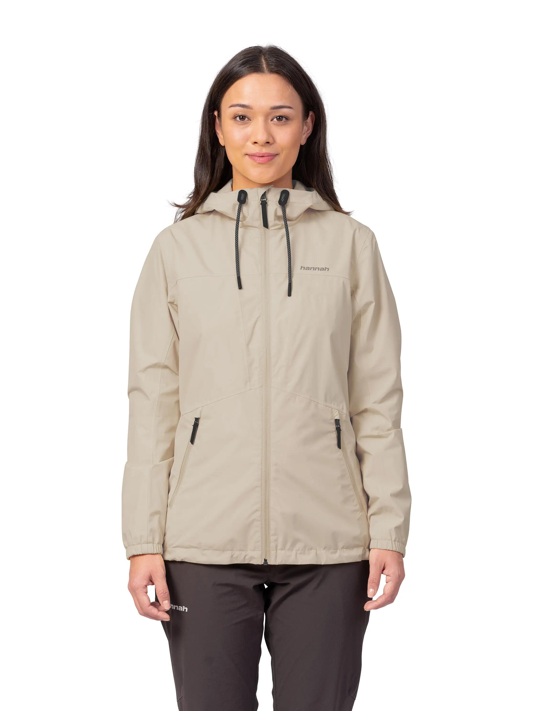 Veste de randonnée imperméable à capuche pour femme Hannah 3/8