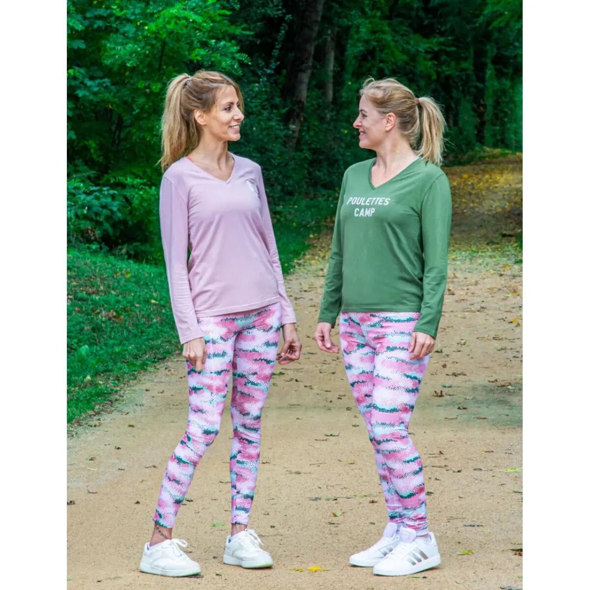 T-shirt manches longues femme Les Poulettes Fitness 2/3
