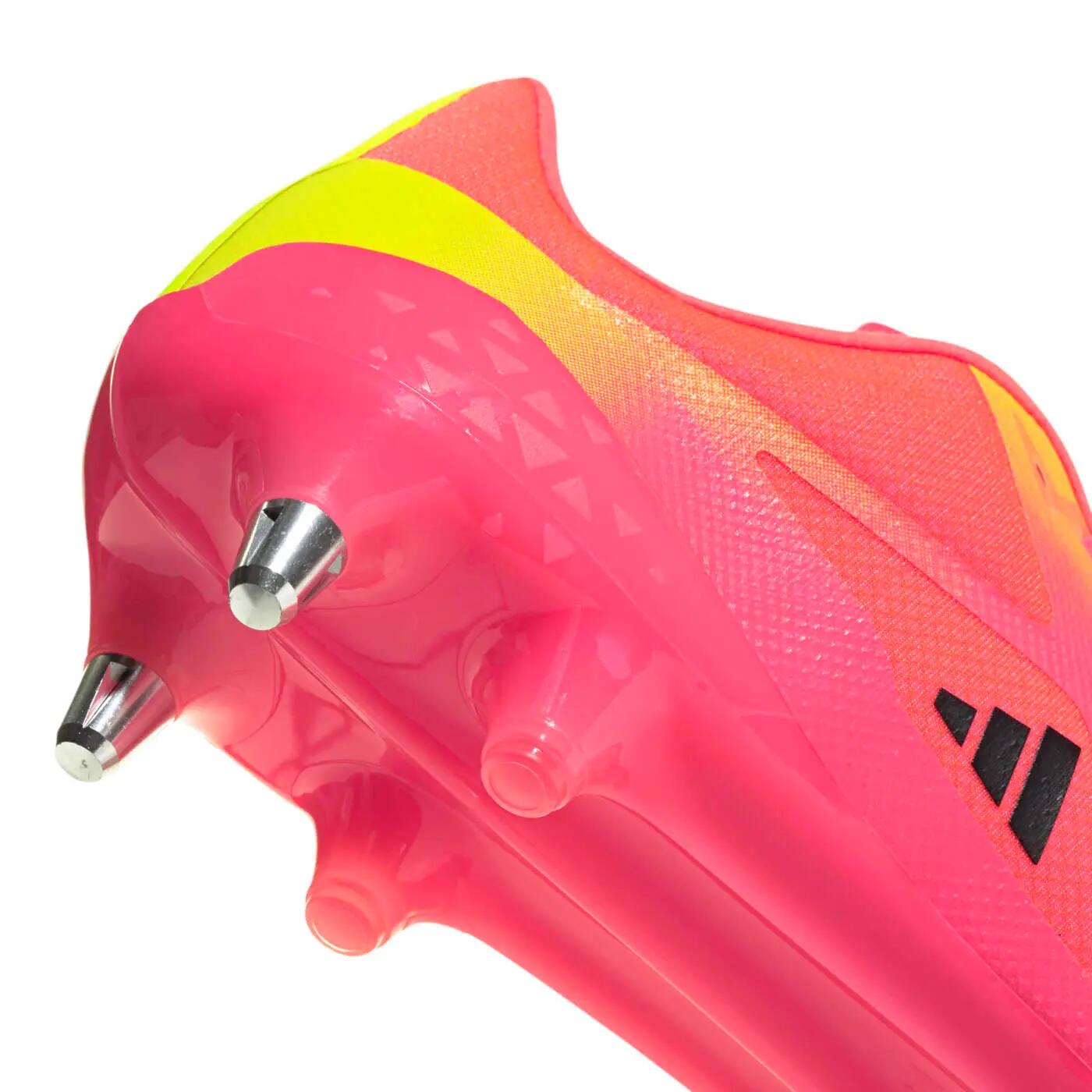 Crampons Adidas Adizero RS15 Ultimate SG Rose et jaune 7/7
