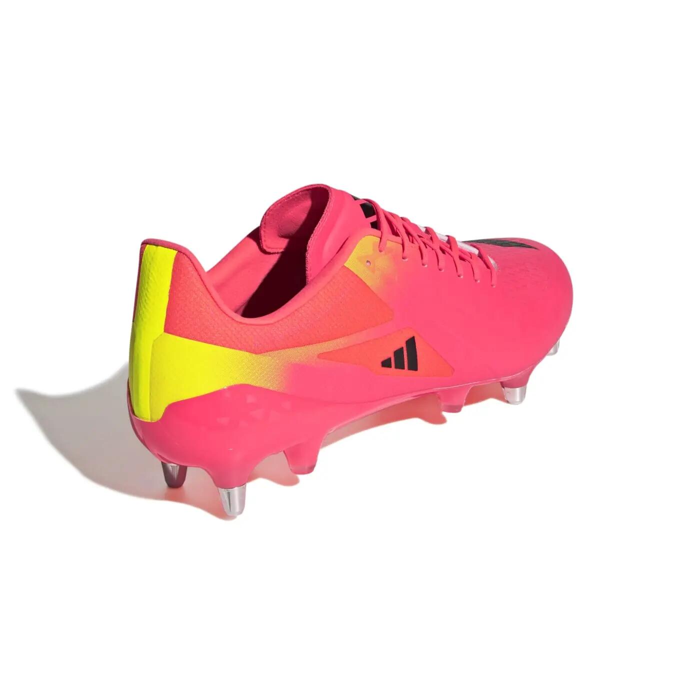 Crampons Adidas Adizero RS15 Ultimate SG Rose et jaune 6/7