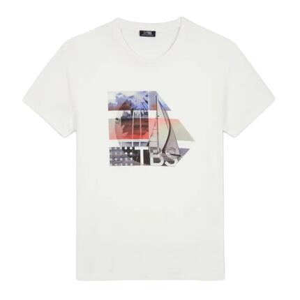T-Shirt Blanc Homme TBS TERELTEE