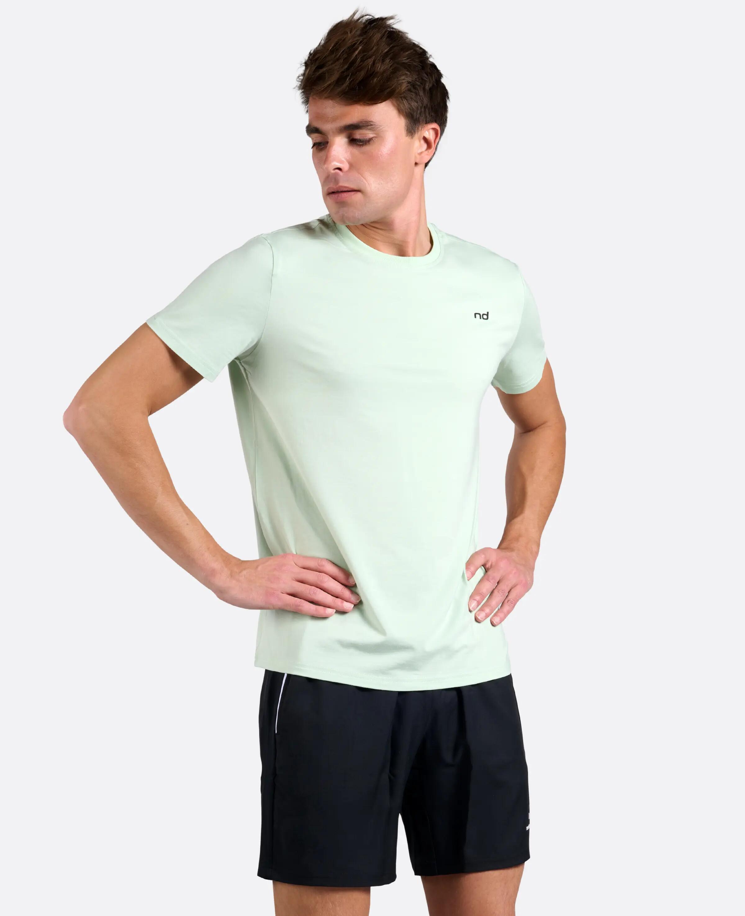 T-shirt Homme "Bamboo Tee" Tennis/Padel Vert Clair 2/2