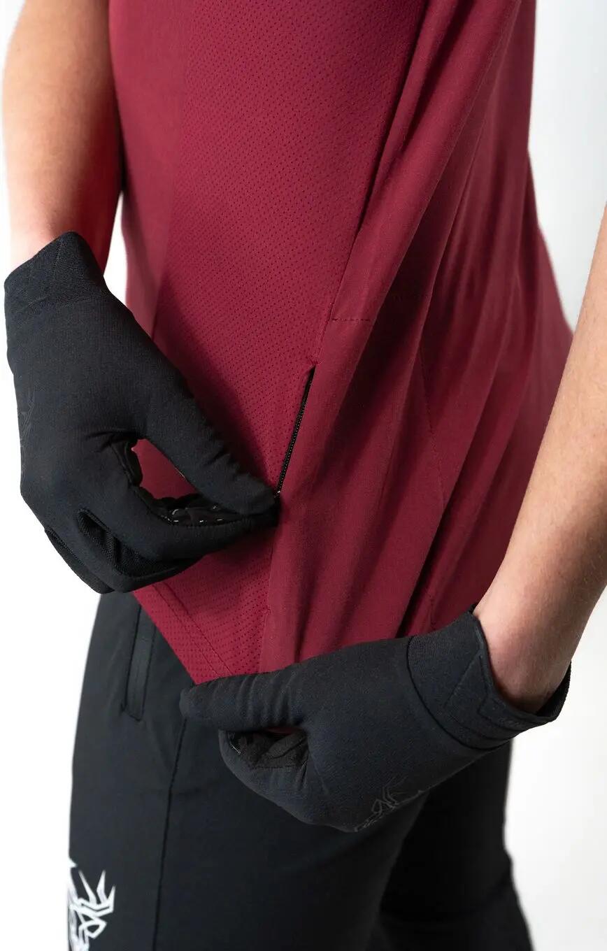 Maillot Manches Longues Animoz Pure Bordeaux/Noir Femme 5/5